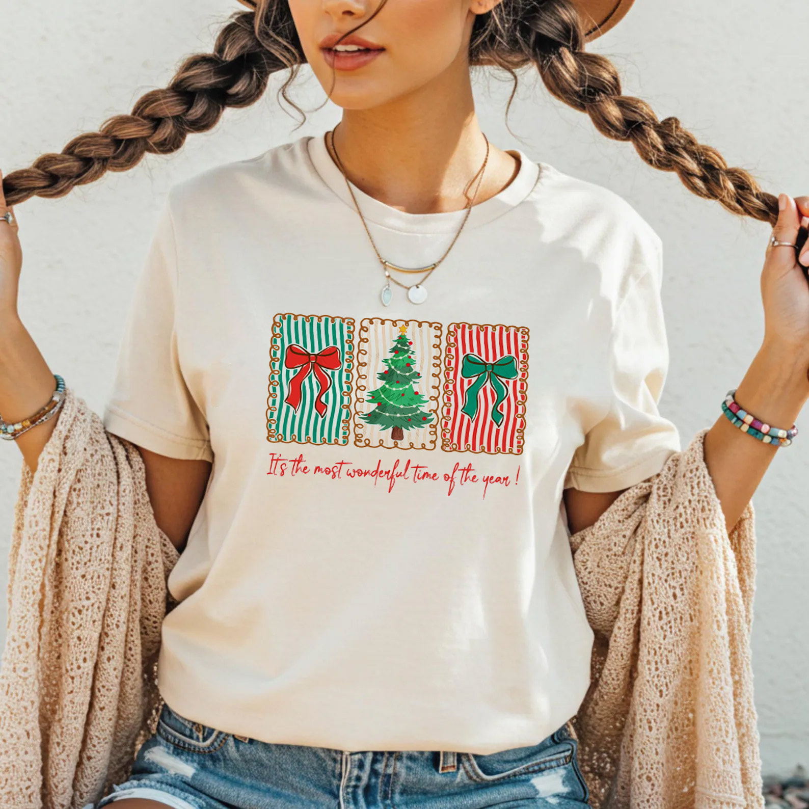 Wonderful Time Christmas Doodle Shirt Wonderful Time Christmas Doodle Shirt