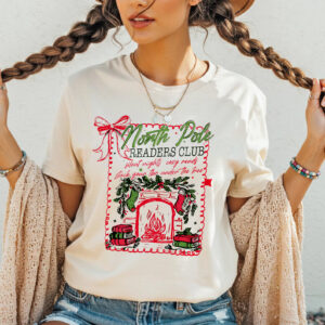 North Pole Readers Club Silent Nights Cozy T-shirt North Pole Readers Club Silent Nights Cozy T-shirt