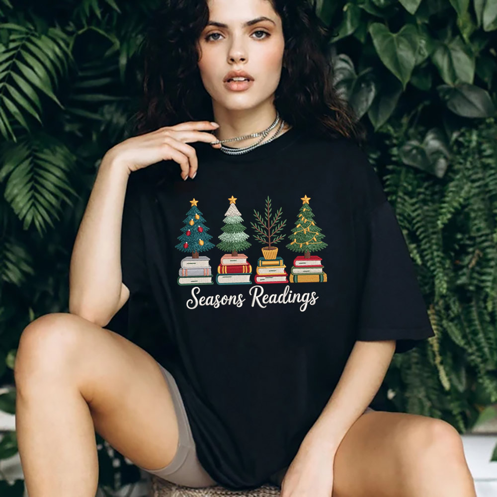 Seasons Readings Christmas Trees Gift Shirt Seasons Readings Christmas Trees Gift Shirt