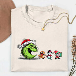 Funny Grinchmas Pacman Eating Santa Merry Grinchmas Comfort Colors Shirt Funny Grinchmas Pacman Eating Santa Merry Grinchmas Comfort Colors Shirt