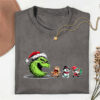 Funny Grinchmas Pacman Eating Santa Merry Grinchmas Comfort Colors Shirt