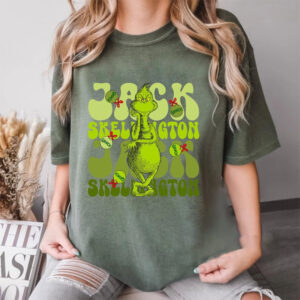 Grinch Christmas Whimsical Grinch Max Comfort Colors Tee 2 PersonalizedShirts.net