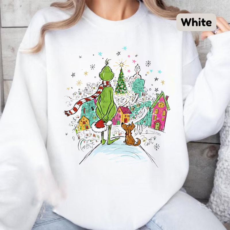 Grinch Christmas Whimsical Tree Shirt Grinch Christmas Whimsical Tree Shirt