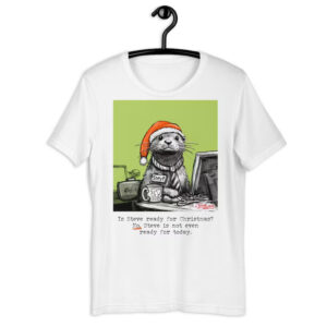 Christmas Steve Otters Work Overtime Funny Sea Otter Shirt PersonalizedShirts.net