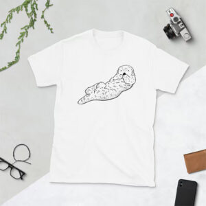 Free Floating Sea Otter, Cute Chubby Otter Shirt PersonalizedShirts.net