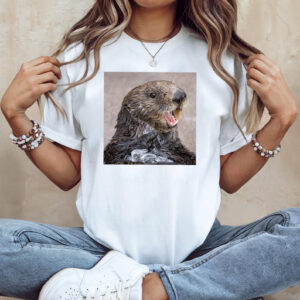 Otter Said Give Me Fish I love Fish Tee