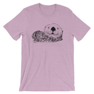 Pen And Ink Sea Otter Head Comfort Colors Shirt PersonalizedShirts.net