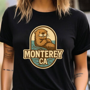 Sea Otter Monterey Aquatic Environmentalist T shirt 1 PersonalizedShirts.net