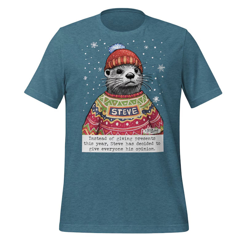 Steve Christmas, Sea Otter Celebrate Christmas Shirt Steve Christmas, Sea Otter Celebrate Christmas Shirt