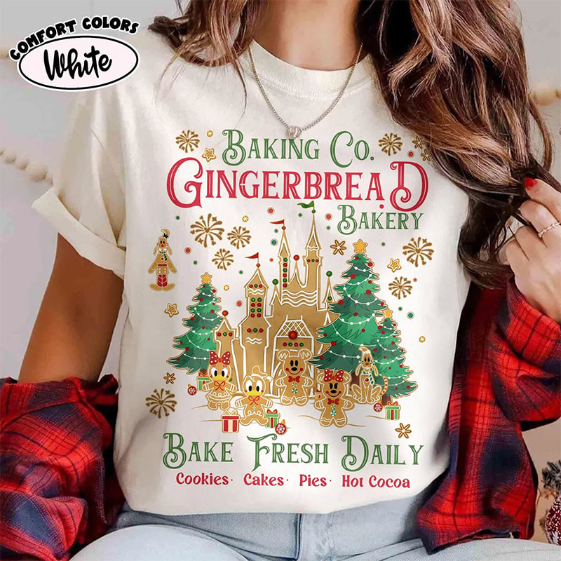 Baking Co Gingerbread Bakery Comfort Colors Tee Baking Co Gingerbread Bakery Comfort Colors Tee