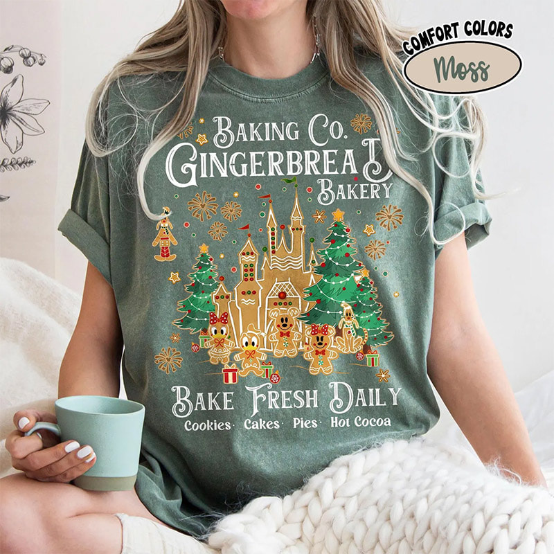 Baking Co Gingerbread Bakery Comfort Colors Tee Baking Co Gingerbread Bakery Comfort Colors Tee
