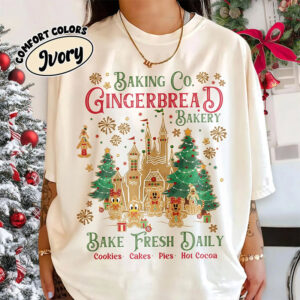 Baking Co Gingerbread Bakery Comfort Colors Tee 3 PersonalizedShirts.net