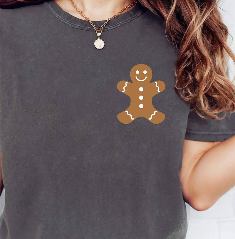 Christmas Gingerbread Cookies Comfort Colors Tee Christmas Gingerbread Cookies Comfort Colors Tee