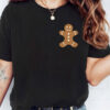 Christmas Gingerbread Cookies Comfort Colors Tee