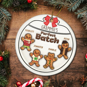 Custom Gingerbread Cookies Perfect Patch Christmas Ornament Custom Gingerbread Cookies Perfect Patch Christmas Ornament