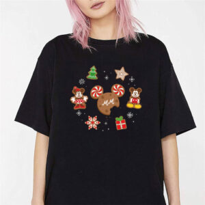 Disney Mickey And Minnie Gingerbread Christmas Shirt