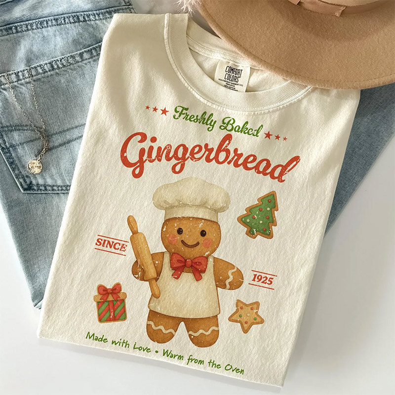 Freshly Baked Gingerbread Comfort Colors Tee Freshly Baked Gingerbread Comfort Colors Tee