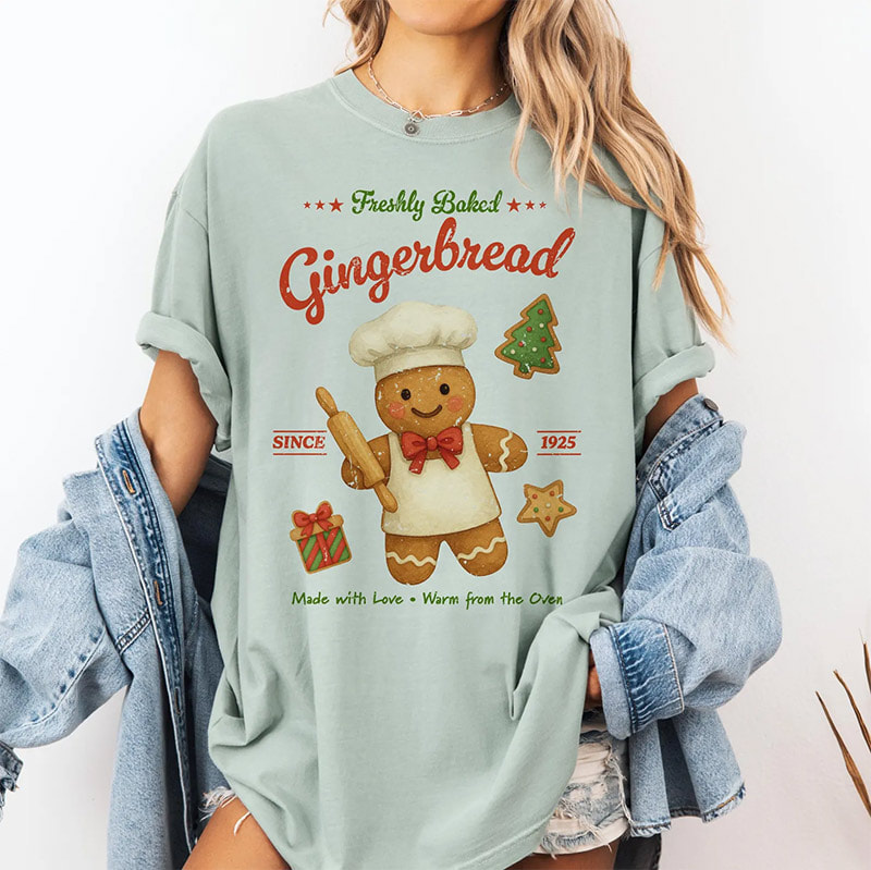 Freshly Baked Gingerbread Comfort Colors Tee Freshly Baked Gingerbread Comfort Colors Tee
