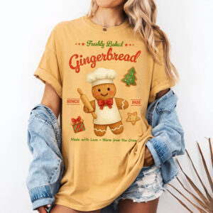 Freshly Baked Gingerbread Comfort Colors Tee 4 PersonalizedShirts.net