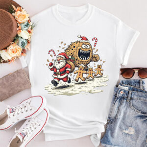 Gingerbread Monster Funny Christmas Shirt Gingerbread Monster Funny Christmas Shirt