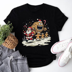 Gingerbread Monster Funny Christmas Shirt 3 PersonalizedShirts.net