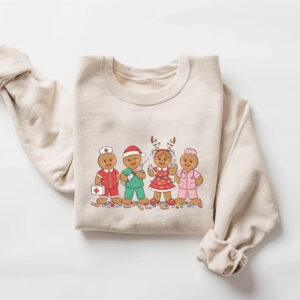 Gingerbread Nurse Christmas Cookie Shirt 3 PersonalizedShirts.net