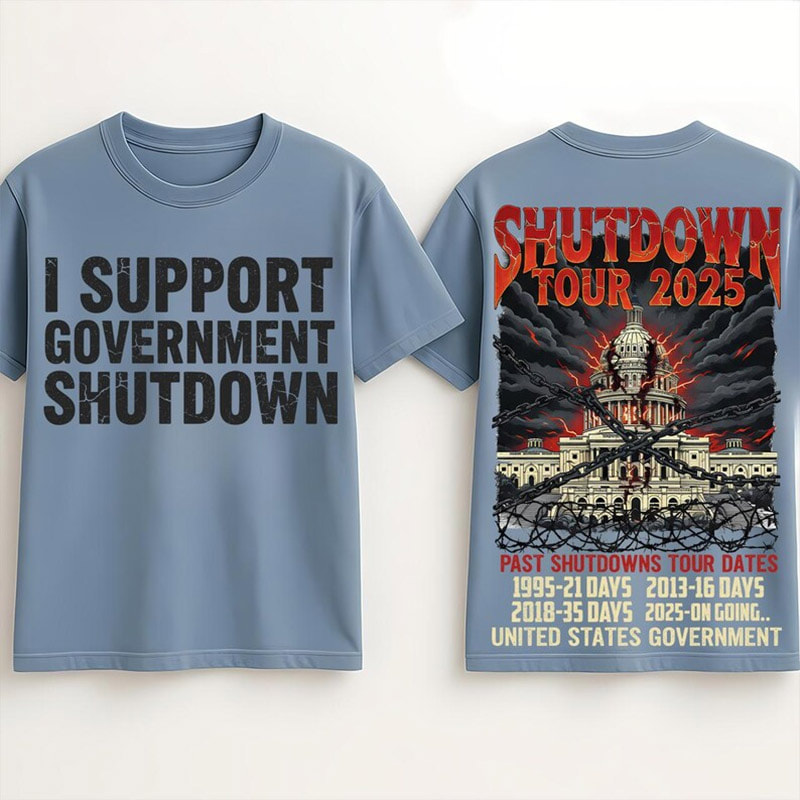 Shutdown Tour 2025 Political Protest Comfort Colors Tee Shutdown Tour 2025 Political Protest Comfort Colors Tee