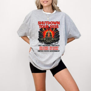 Shutdown Tour 2025 US Capitol Political Comfort Colors Tee 1 PersonalizedShirts.net