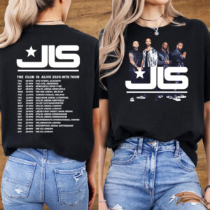 JLS The Club Is Alive Concert Band Rock 2-sided T-shirt