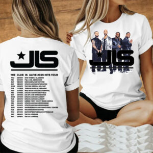 JLS The Club Is Alive Concert Band Rock 2-sided T-shirt