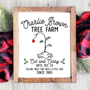Charlie Brown Tree Farm, Charlie’s Browns Christmas Poster