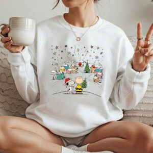 Snoopy And Charlie Brown Christmas Village Shirt