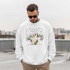 Snoopy And Charlie Brown Christmas Village Shirt
