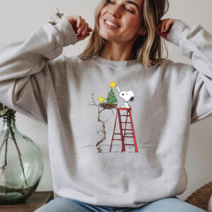 Woodstock And Snoopy Xmas Tree Shirt