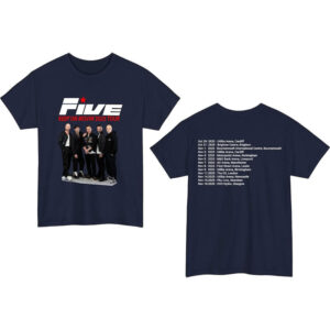 FIVE Keep On Movin’ 2025 Tour Schedules Graphic Shirt