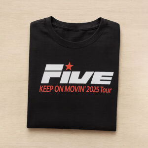 FIVE Boyband 2025 Tour Basic Shirt 3 PersonalizedShirts.net