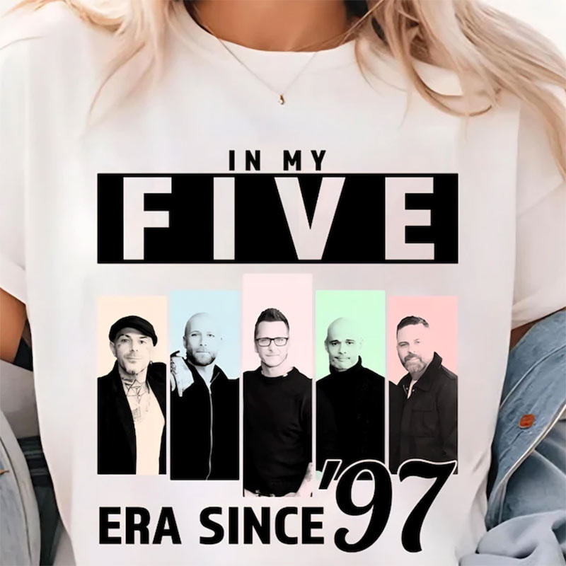 In My FIVE Era Since 97 Vintage FIVE Band Fan Shirt In My FIVE Era Since 97 Vintage FIVE Band Fan Shirt