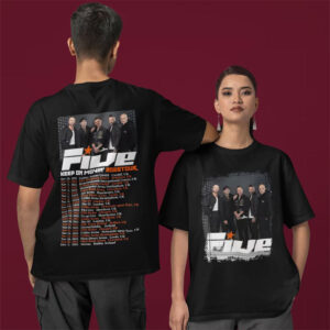 Keep On Movin’ 2025 Tour Shirt, Five Band Tour Merch