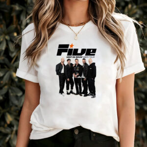 Keep On Moving 2025 Tour Shirt, Five Boy Band Merch