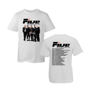 Keep On Moving Tour 2025 FIVE Band Graphic Tee