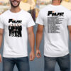Keep On Moving Tour 2025 FIVE Band Graphic Tee