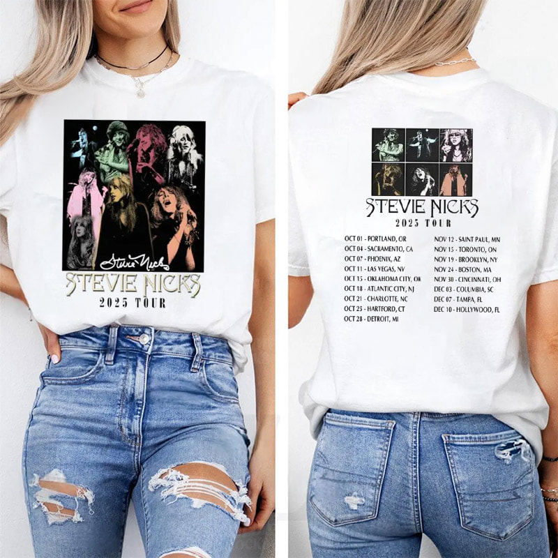 Vintage Rock Concert Stevie Nicks 2025 Tour Shirt Vintage Rock Concert Stevie Nicks 2025 Tour Shirt