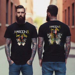 Maroon 5 Love Is Like 2025 US Fall Dates 2-sided Shirt Maroon 5 Love Is Like 2025 US Fall Dates 2-sided Shirt