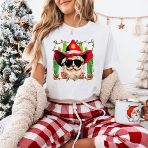 Cowboy Christmas Western Santa Shirt