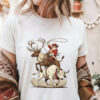 Cowboy Snowflake Santa’s Coming To Town Shirt