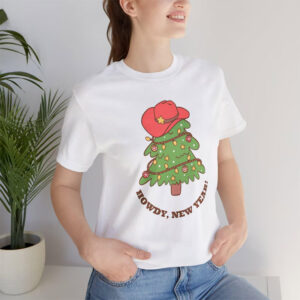 Funny Western Christmas Tree Shirt
