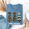 Howdy Christmas Cowboy Hat Comfort Colors Shirt