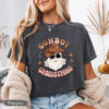 Western Santa Cowboy Christmas Comfort Colors Tee