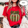 Christmas Book Pumpkin, Christmas Teacher Shirt
