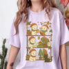 Christmas Ghost Bookshelf All Booked For Christmas Comfort Colors Tee
